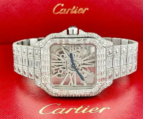 skeleton cartier|cartier skeleton iced out price.